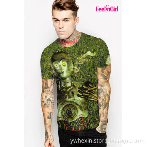 No MOQ Green Sport Tshirt Digital Printing Custom T shirt
Quality Choice
